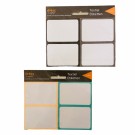 Tekstiletiketter 8pk - Sort og grønn/orange ass. (Innerkartong 24 stk) thumbnail