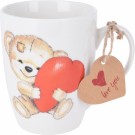 Krus Bamse med hjerte (Innerkartong 12 stk) thumbnail