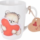 Krus Bamse med hjerte (Innerkartong 12 stk) thumbnail