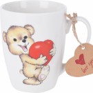 Krus Bamse med hjerte (Innerkartong 12 stk) thumbnail