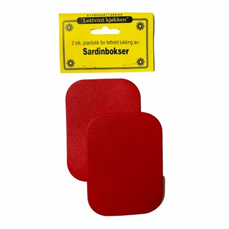 Lokk til sardinboks 2 stk. (Innerkartong 12 stk)