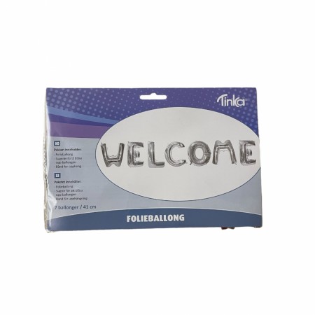 Folieballonger welcome (Innerkartong 4 stk)