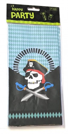 Godteposer 8stk - Sjørøver (Innerkartong 6 stk)