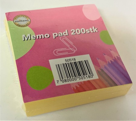 Klistrelapper 200 stk (Innerkartong 12 stk)