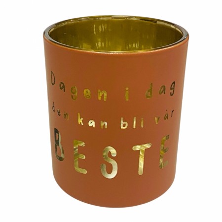 Lysglass Trend Design Dagen i dag... (Innerkartong 12 stk)