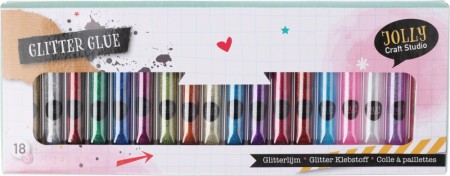Glitterlim 18 pk. (Innerkartong 6 stk)