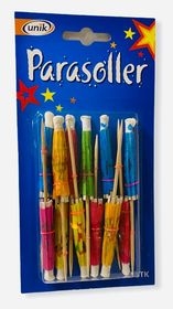 Partyparasoller 12 pk. (Innerkartong 12 stk)
