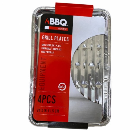 Aluminiumsform 4 pk. for grilling (Innerkartong 12 stk)