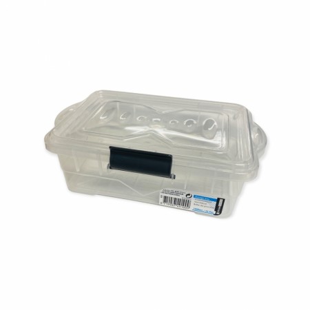 Plastboks med hengslet lokk (Innerkartong 12 stk)