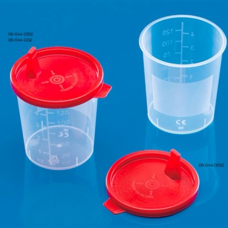 Urinprøveglass 125 ml. 50 pk. (Innerkartong 1 assortiment.) Superpris!